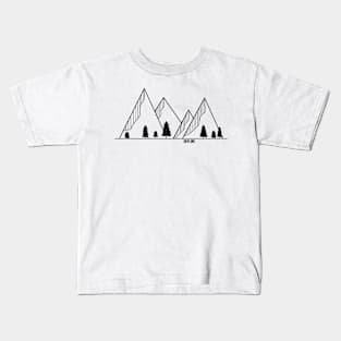 Mountain Range Kids T-Shirt